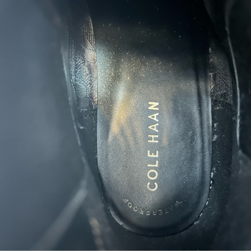 Cole Haan Black Reid WaterProof Ankle Bootie Chelsea Boot Size 7 - Picture 5 of 6